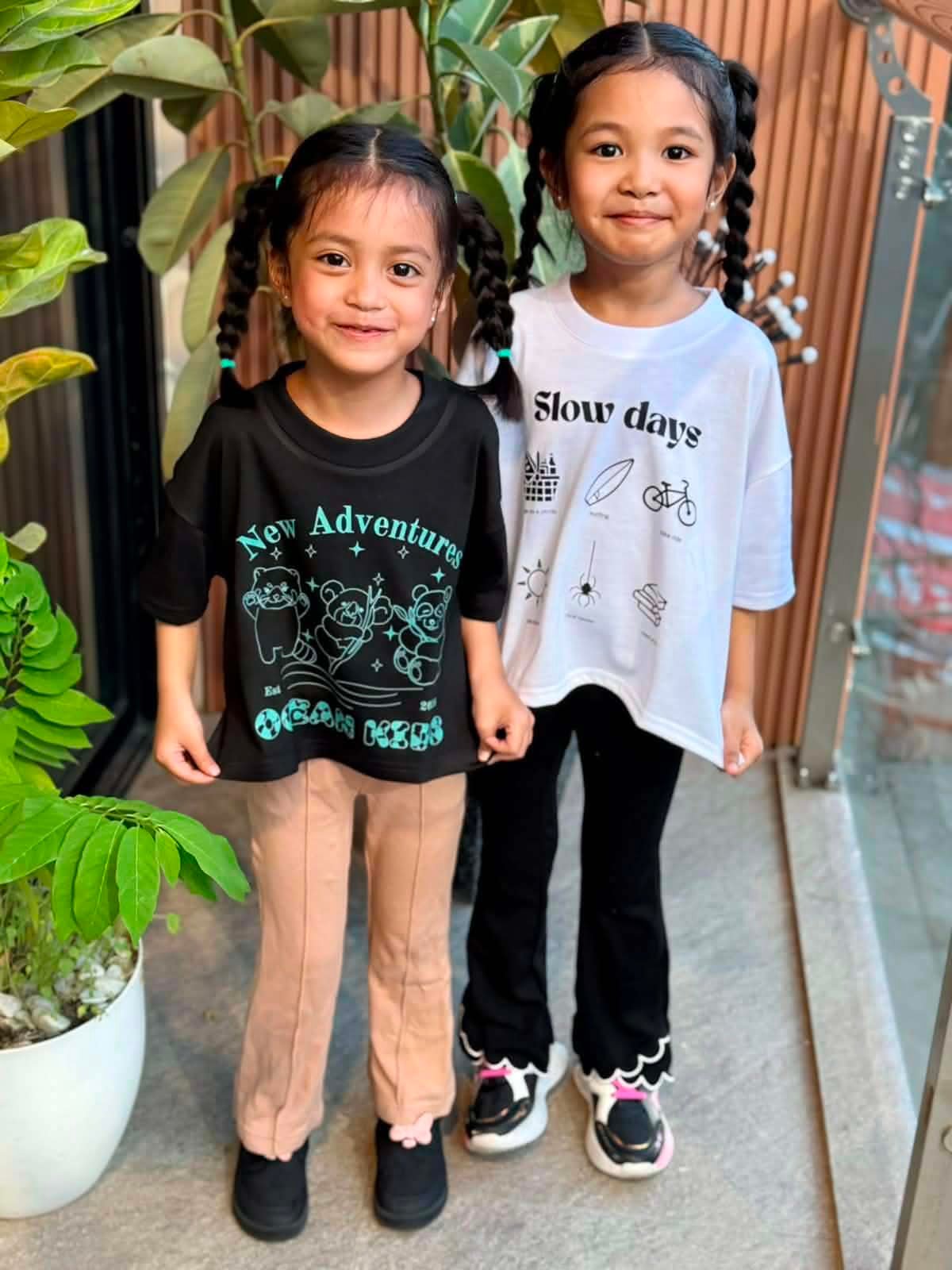 Ocean Kids friends in boxy tees